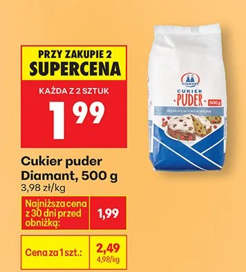 Cukier puder promocja w Biedronka