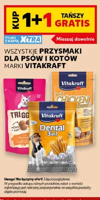 Przysmak dla psów Dental 3in1 Vitakraft promocja w Kaufland