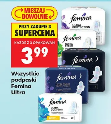 Podpaski Ultra promocja w Biedronka