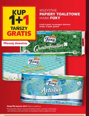 Papier toaletowy Foxy Camilla 8-pak promocja w Kaufland