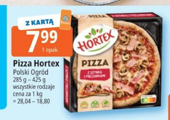 Pizza Hortex Polski Ogród promocja w Leclerc