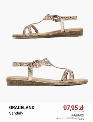 Sandały Graceland promocja w Deichmann