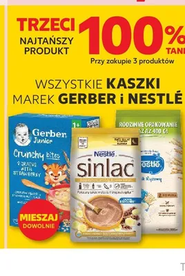 Kaszki marek GERBER i NESTLÉ promocja w Kaufland