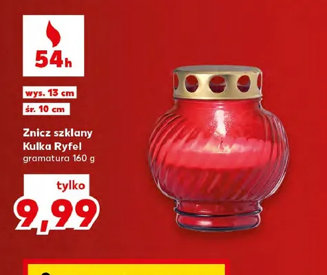 Znicz szklany Kulka Ryfel promocja w Kaufland