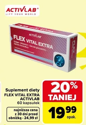 Suplement diety Flex Vital Extra promocja w Carrefour