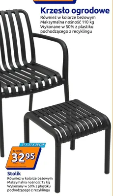 Krzesło ogrodowe promocja w Action