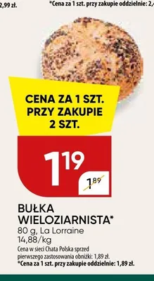 Bułka wieloziarnista promocja w Chata Polska