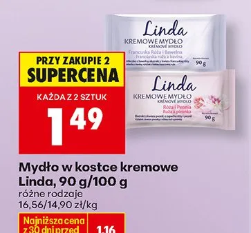 Mydło w kostce kremowe, różne rodzaje promocja w Biedronka
