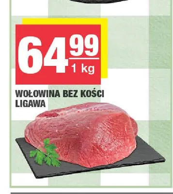 Wołowina bez kości ligawa promocja w SPAR