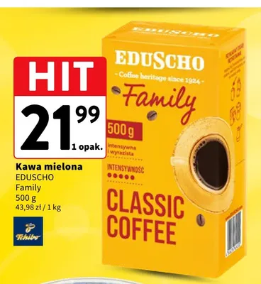 Kawa mielona Eduscho Family promocja w Intermarche