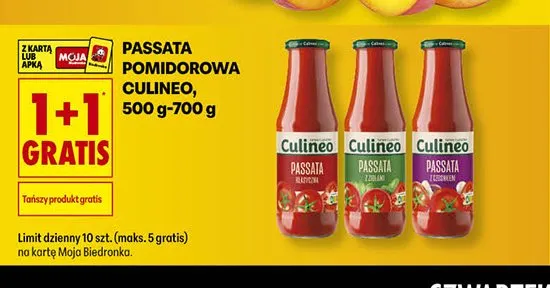 Passata pomidorowa Culineo promocja w Biedronka