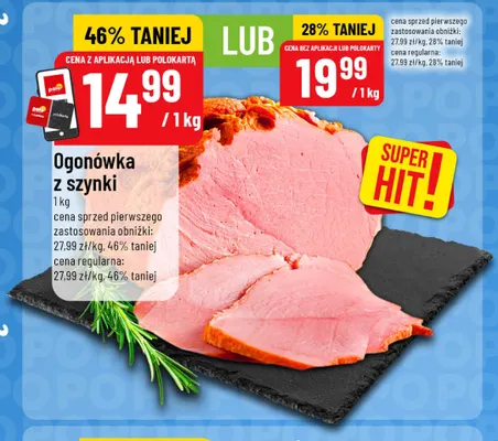 Ogonówka z szynki promocja w POLOmarket