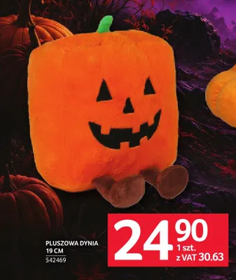 Pluszowa dynia 19 cm promocja w Selgros