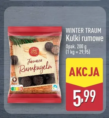 Kulki rumowe Winter Traum promocja w Aldi