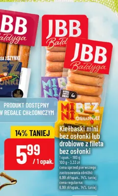 Kiełbaski mini bez osłonki promocja w POLOmarket