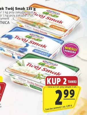 Serek Twój Smak naturalny Piątnica promocja w Prim Market