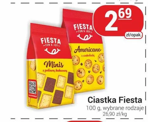 Ciastka Fiesta promocja w Delikatesy Sezam