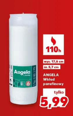 Wkład parafinowy Angela promocja w Kaufland