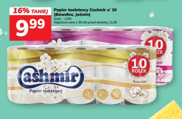 Papier toaletowy Cashmir Jaśmin 10-pak promocja w Hitpol