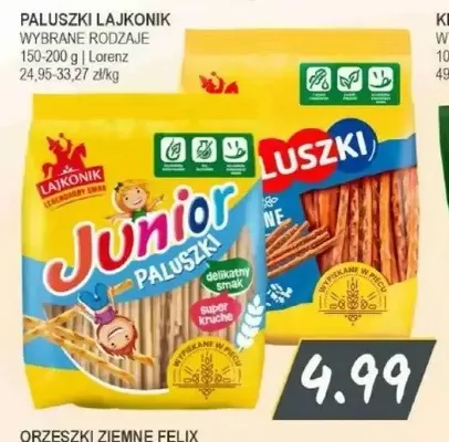 Paluszki Lajkonik promocja w Słoneczko