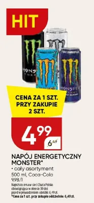 Napój energetyczny Monster Energy promocja w Chata Polska