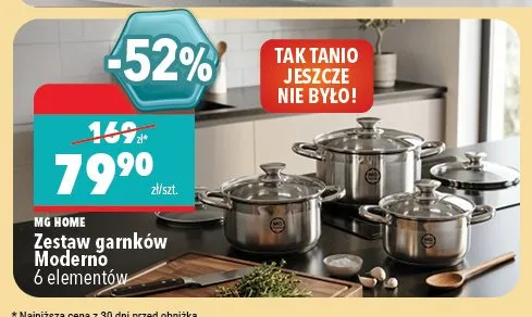 Zestaw garnków MG Home Moderno promocja w Biedronka Home