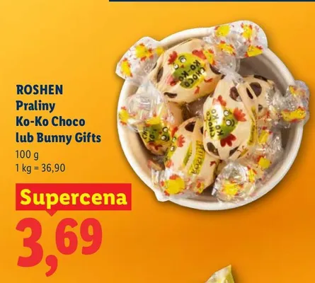 Praliny Ko-Ko Choco lub Bunny Gifts promocja w Lidl