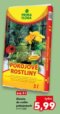 Ziemia do roślin pokojowych Prima Flora promocja w Kaufland