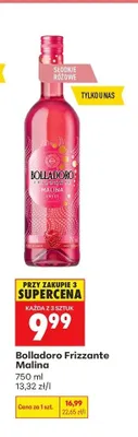 Wino Bolladoro Frizzante Malina promocja w Biedronka