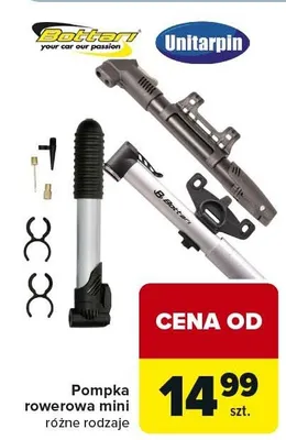 Pompka rowerowa mini różne rodzaje promocja w Carrefour