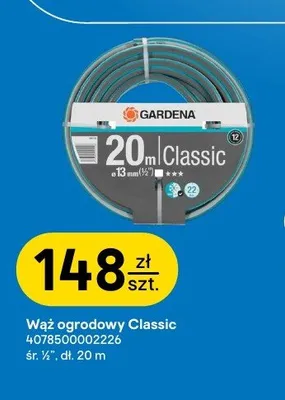 Wąż ogrodowy Gardena Classic promocja w Castorama