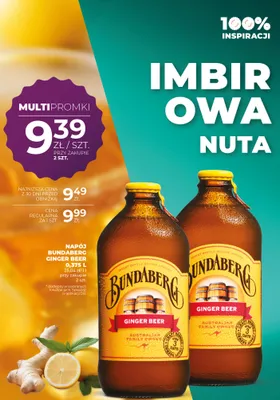 Napój Bundaberg Ginger Beer 0,375 L promocja w Duży Ben