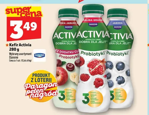 Kefir Activia wiśnia jabłko promocja w TOPAZ