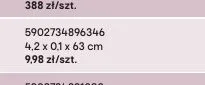 Obrzeże ABS Dąb słoneczny 4,2x0,1x63cm promocja w Castorama