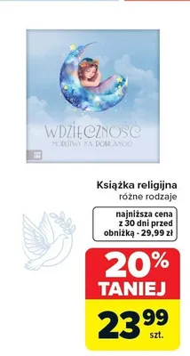 Książka religijna różne rodzaje promocja w Carrefour