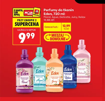 Perfumy do tkanin Eden Juicy promocja w Biedronka