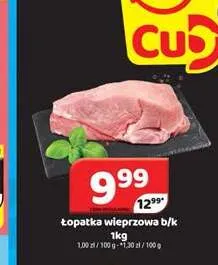 Łopatka wieprzowa bez kości promocja w Delfin