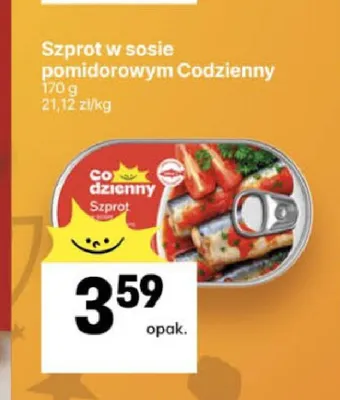 Szprot w sosie pomidorowym Codzienny promocja w Delikatesy Centrum