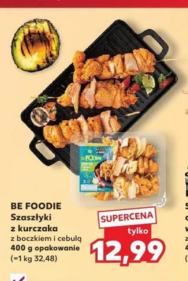 Szaszłyki z kurczaka z boczkiem i cebulą Be Foodie promocja w Kaufland