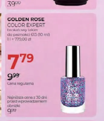 Lakier do paznokci Golden Rose Color Expert 613 promocja w Drogerie Jawa