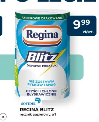 Ręcznik papierowy Regina Blitz promocja w PSB Mrówka