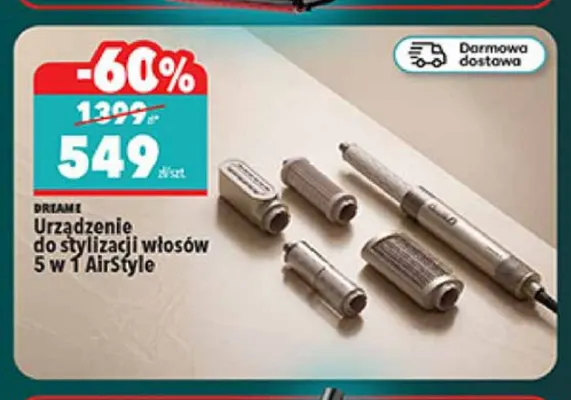 Urządzenie do stylizacji włosów 5 w 1 AirStyle Dreame promocja w Biedronka