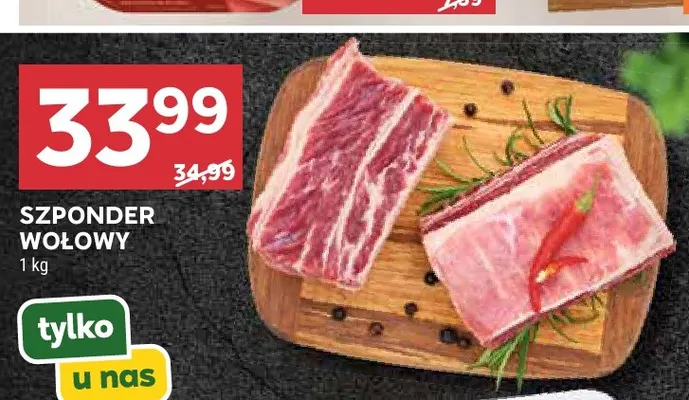 Szponder wołowy promocja w Stokrotka