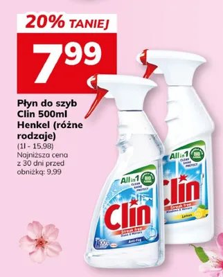 Płyn do szyb Clin 500ml (różne rodzaje) promocja w Hitpol