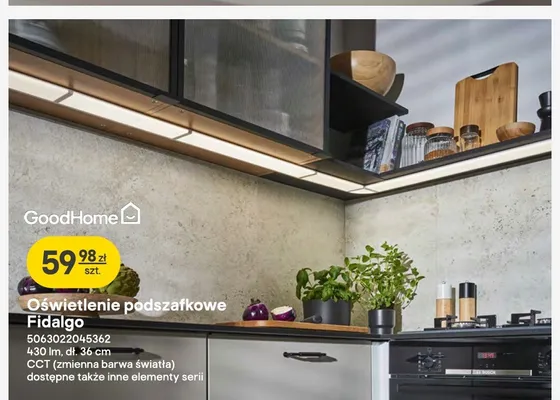 Oświetlenie podszafkowe GoodHome Fidalgo promocja w Castorama