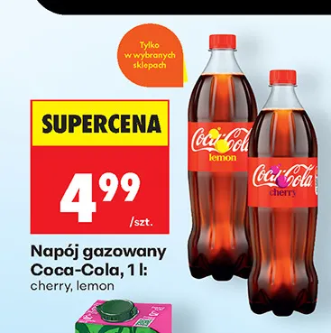 Napój gazowany Coca-Cola lemon promocja w Biedronka