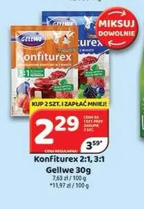 Konfiturex 2:1 Gellwe promocja w Delfin