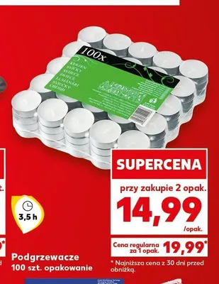 Podgrzewacze 3,5h promocja w Kaufland