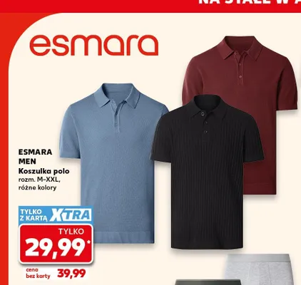 Koszulka polo męska Esmara Men promocja w Kaufland