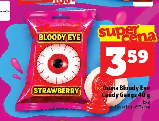 Guma Bloody Eye Candy Gangs promocja w TOPAZ